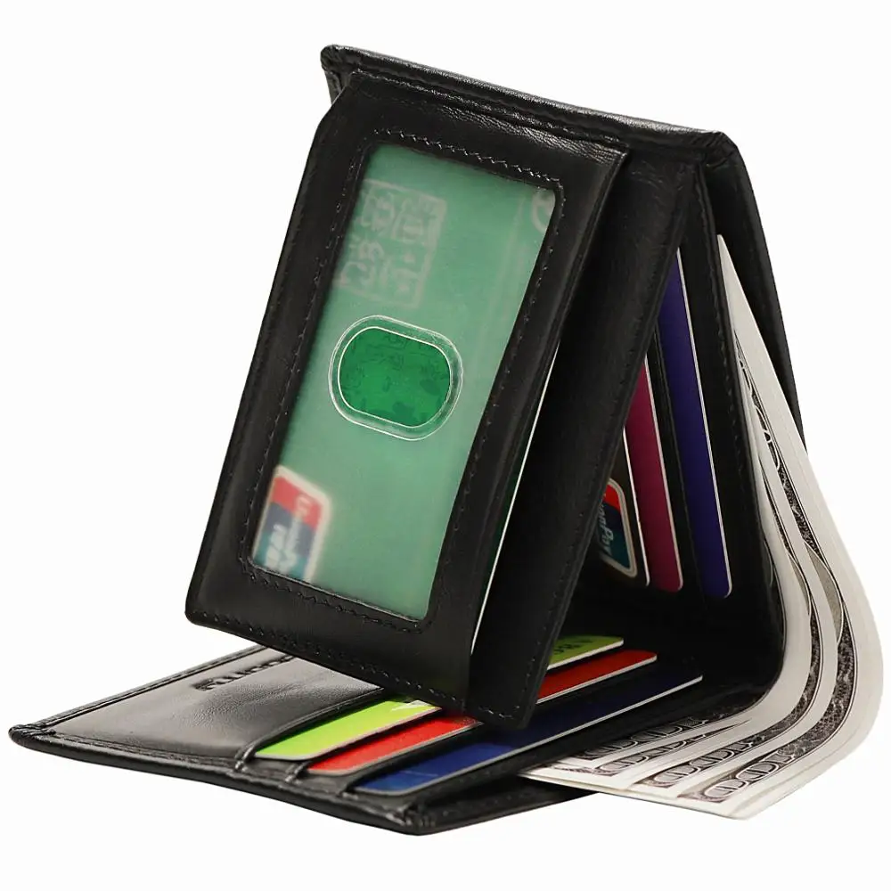 RFID Fashion New Men Black Brown Business Wallet Man Wallets With Card Holder Mens Leather Mini Slim New Design Dollar Money Bag
RFID Fashion New Men Black Brown Business Wallet Man Wallets With Card Holder Mens Leather Mini Slim New Design Dollar Money Bag