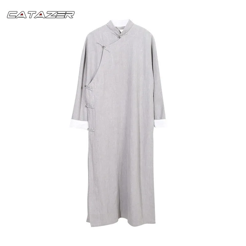 Tai Chi Suit Martial Arts Uniform Kung Fu Buddhist Monk Robe Wing Chun Clothes Chinese Style Republican Style Linen Male Robe
Tai Chi Suit Martial Arts Uniform Kung Fu Buddhist Monk Robe Wing Chun Clothes Chinese Style Republican Style Linen Male Robe