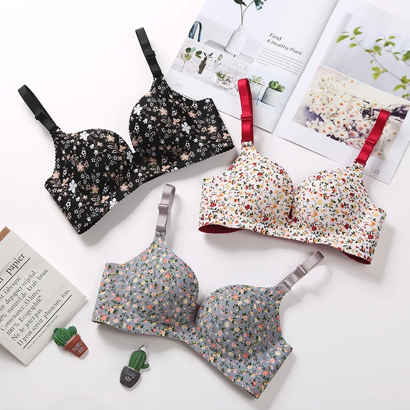 Dorpship Seamless Bra Solid Floral France Style Women Underwear Push Up Bralette Top Bra
Dorpship Seamless Bra Solid Floral France Style Women Underwear Push Up Bralette Top Bra