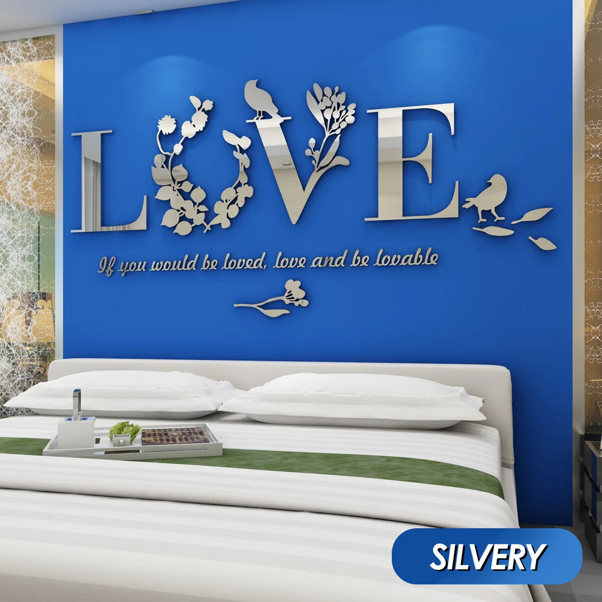 Acrylic Self-adhesive Warm Love Wall Sticker Wedding Room Mirror Wall Decoration TV Background 3D Romantic Background Painting
Acrylic Self-adhesive Warm Love Wall Sticker Wedding Room Mirror Wall Decoration TV Background 3D Romantic Background Painting