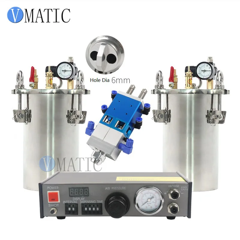 Free Shipping Fedex Express Automatic Glue Dispensing Machine + 2 Pcs 2L Pressure Tank + Dual Valve Big Flow
Free Shipping Fedex Express Automatic Glue Dispensing Machine + 2 Pcs 2L Pressure Tank + Dual Valve Big Flow