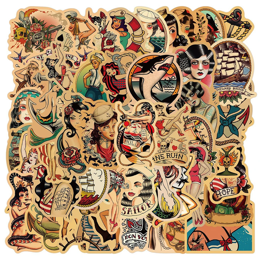 10/30/50PCS Cool Retro Sexy Girl Stickers Aesthetic for Laptop Motorcycle Waterproof DIY Graffiti Decals Sticker Packs Kid Toys
10/30/50PCS Cool Retro Sexy Girl Stickers Aesthetic for Laptop Motorcycle Waterproof DIY Graffiti Decals Sticker Packs Kid Toys