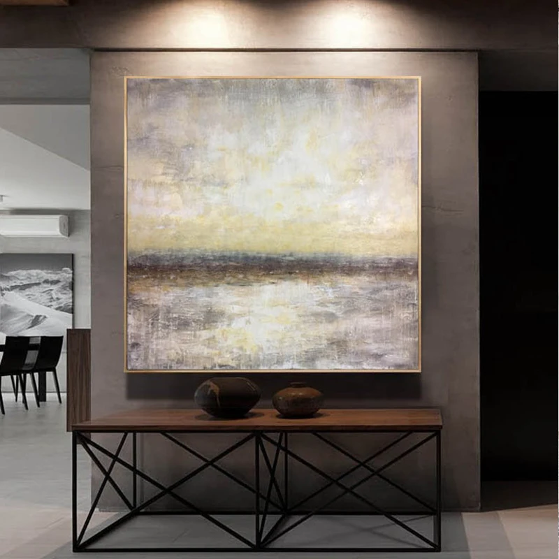 Modern Minimalist Abstract Handmade Painting Designer Model Room Hanging Painting Living Room Mural Entrance Decorative Painting
Modern Minimalist Abstract Handmade Painting Designer Model Room Hanging Painting Living Room Mural Entrance Decorative Painting
