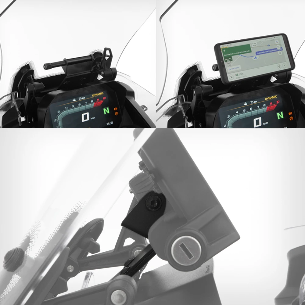 GPS Motorcycle Navigation bracket Phone GPS Stand Holder Accessories Black For BMW F850GS F750GS 2018 2019 2020 2021
GPS Motorcycle Navigation bracket Phone GPS Stand Holder Accessories Black For BMW F850GS F750GS 2018 2019 2020 2021
