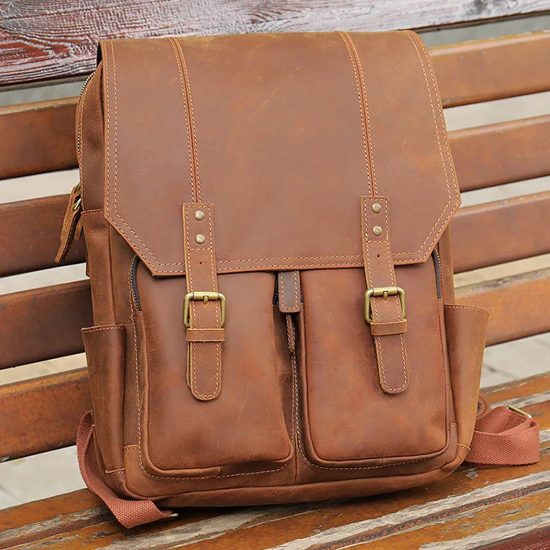 Luufan Genuine Leather Man Backpack Fit 15" Laptop Daypack Real Leather School Bag Big Capacity Travel Backpack For Man Rucksack
Luufan Genuine Leather Man Backpack Fit 15" Laptop Daypack Real Leather School Bag Big Capacity Travel Backpack For Man Rucksack
