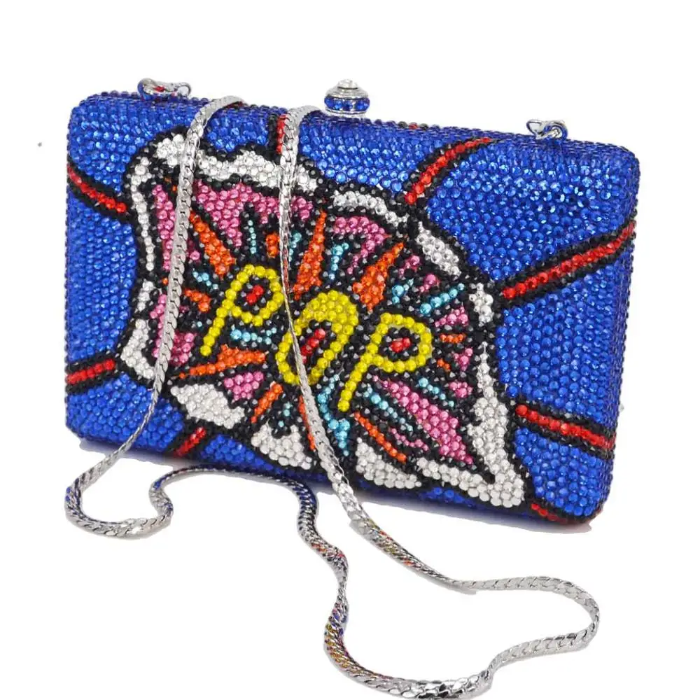 KHNMEET POP DIY Evening Bags Fashion Crystal Customized Clutch Bags Party Purse Fashion Chain Handbags
KHNMEET POP DIY Evening Bags Fashion Crystal Customized Clutch Bags Party Purse Fashion Chain Handbags