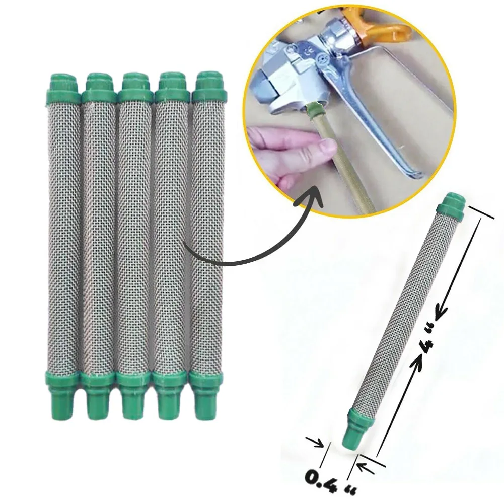 5pcs Airless Gun Filter 30 Mesh Spray Gun Filters 304 Stainless Steel Power Tools Machine Accessories
5pcs Airless Gun Filter 30 Mesh Spray Gun Filters 304 Stainless Steel Power Tools Machine Accessories