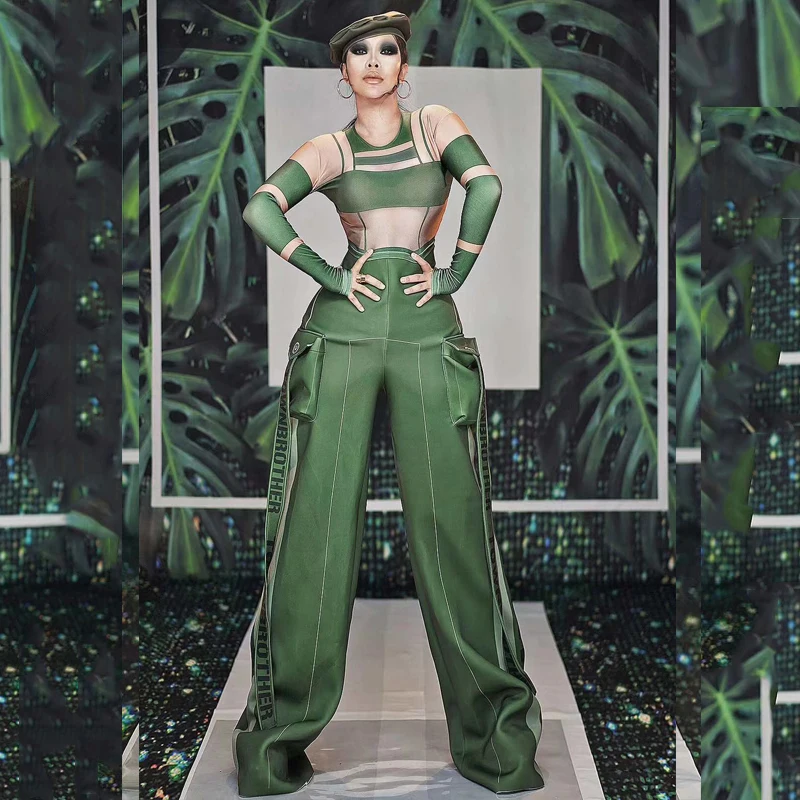 Bar Nightclub Beyonce Female Singer Costume National Day Festival Party Green Army Style Performance Dress Dance Costume VDB994
Bar Nightclub Beyonce Female Singer Costume National Day Festival Party Green Army Style Performance Dress Dance Costume VDB994