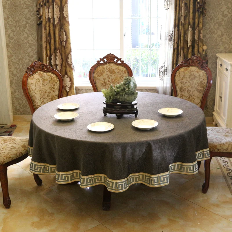 High-grade Chenille Round Table Cloth New Chinese Style Solid Black Red Tablecloth Dining Table Pure Color Cover Wedding Decor
High-grade Chenille Round Table Cloth New Chinese Style Solid Black Red Tablecloth Dining Table Pure Color Cover Wedding Decor