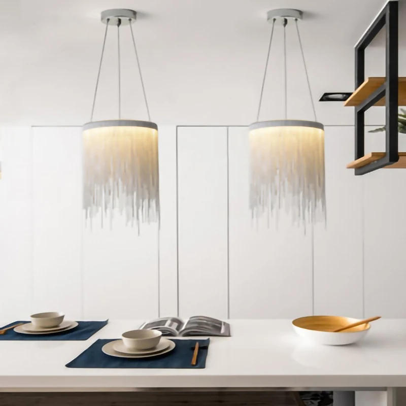 Home Deco led Pendant light Modern Aluminum Pendant light Chains suspension luminaire Dining Room Living Room Bedroom Light
Home Deco led Pendant light Modern Aluminum Pendant light Chains suspension luminaire Dining Room Living Room Bedroom Light