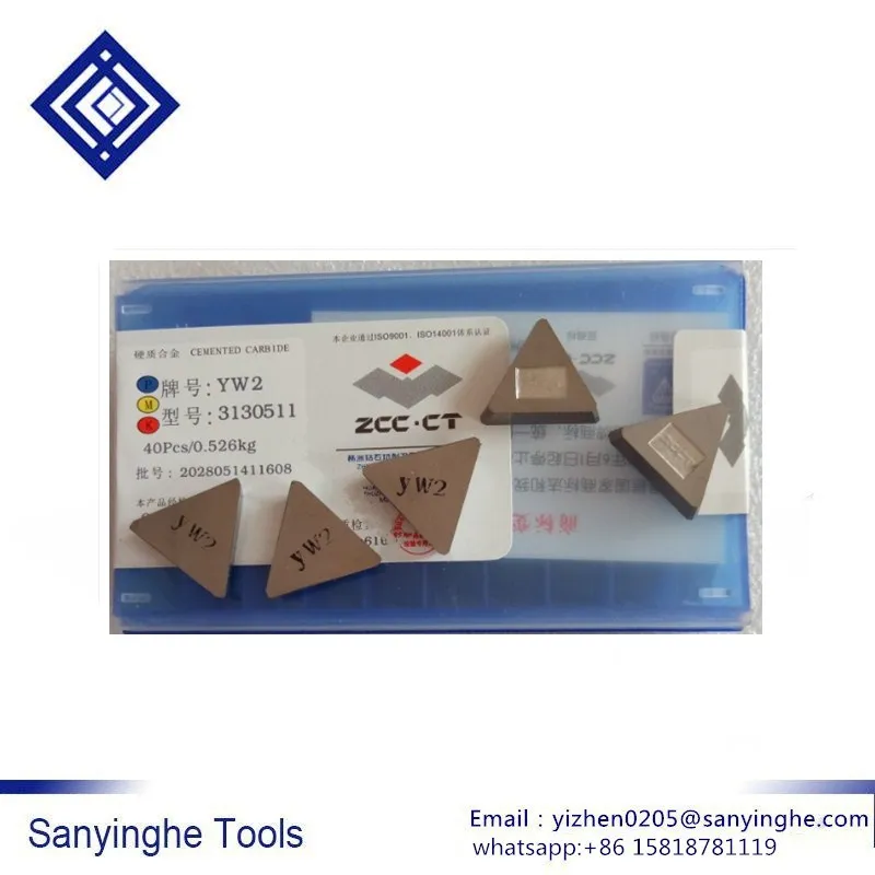 YW2 3130511 cnc carbide turning inserts cutting edges triangular brazed carbide tips for sale (20pcs/lots)
YW2 3130511 cnc carbide turning inserts cutting edges triangular brazed carbide tips for sale (20pcs/lots)