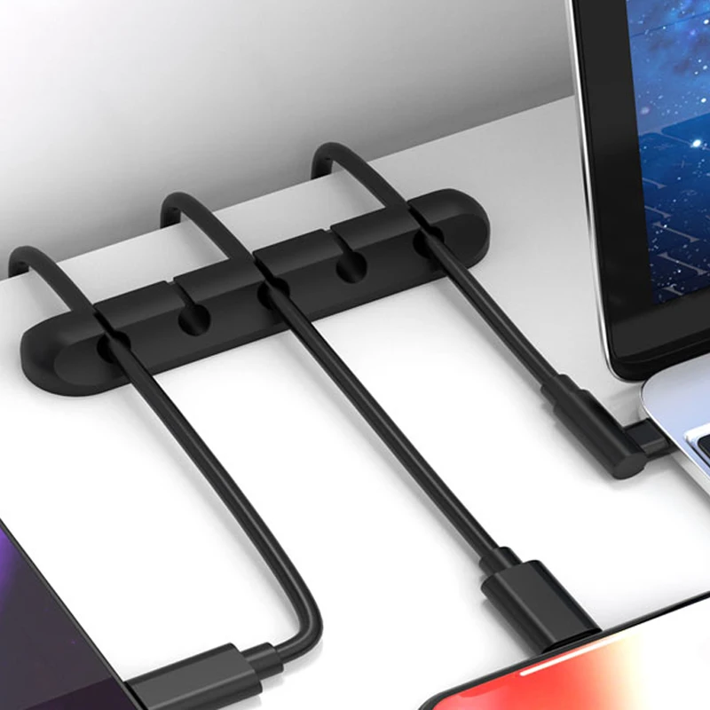 Management Organizer, Silicone Adhesive Hooks, Wire Cord Holder for Power Cords and Charging Accessory Cables, Mouse Cable, PC
Management Organizer, Silicone Adhesive Hooks, Wire Cord Holder for Power Cords and Charging Accessory Cables, Mouse Cable, PC