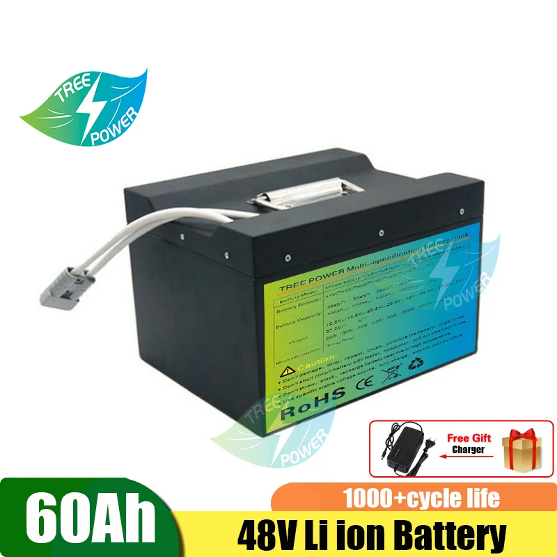 48V 60AH Electric Motorcycle Tricycle Lithium Ion Battery Takeaway for Driving Steel Shell Power Lithium Battery Pack+10A Charge
48V 60AH Electric Motorcycle Tricycle Lithium Ion Battery Takeaway for Driving Steel Shell Power Lithium Battery Pack+10A Charge