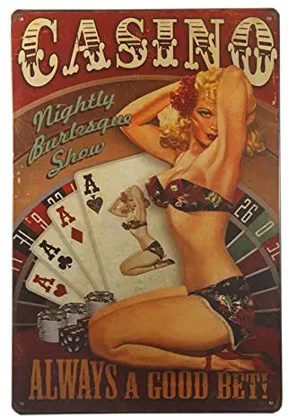 dingleiever-Casino Always A Good Bet Pin Up Girl Metal Sign Metal Decor Art Bar Pub Shop Store
dingleiever-Casino Always A Good Bet Pin Up Girl Metal Sign Metal Decor Art Bar Pub Shop Store