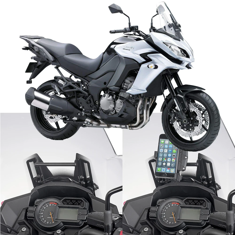 Модифицированный кронштейн Gps навигации для мотоцикла, подходит для Kawasaki Versys 1000 VERSYS1000 2017 2018, аксессуары для мотоциклов
Модифицированный кронштейн Gps навигации для мотоцикла, подходит для Kawasaki Versys 1000 VERSYS1000 2017 2018, аксессуары для мотоциклов