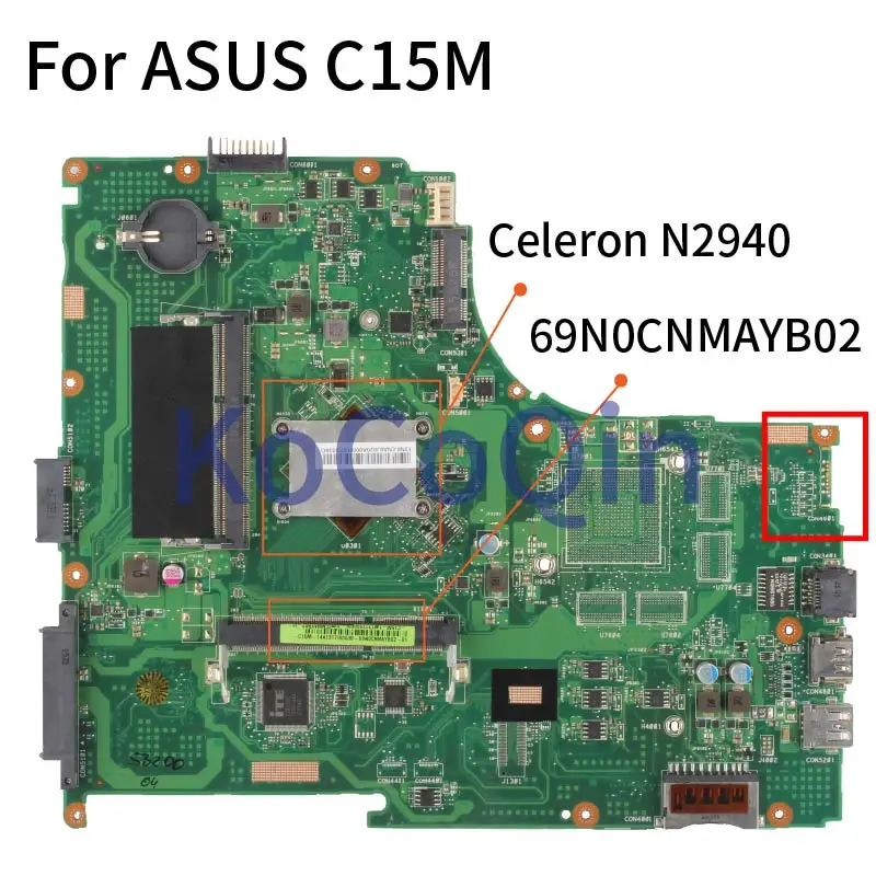 Материнская плата для ноутбука ASUS C15M Celeron N2940 материнская плата для ноутбука 69N0CNMAYB02 REV.2.1 DDR3
Материнская плата для ноутбука ASUS C15M Celeron N2940 материнская плата для ноутбука 69N0CNMAYB02 REV.2.1 DDR3