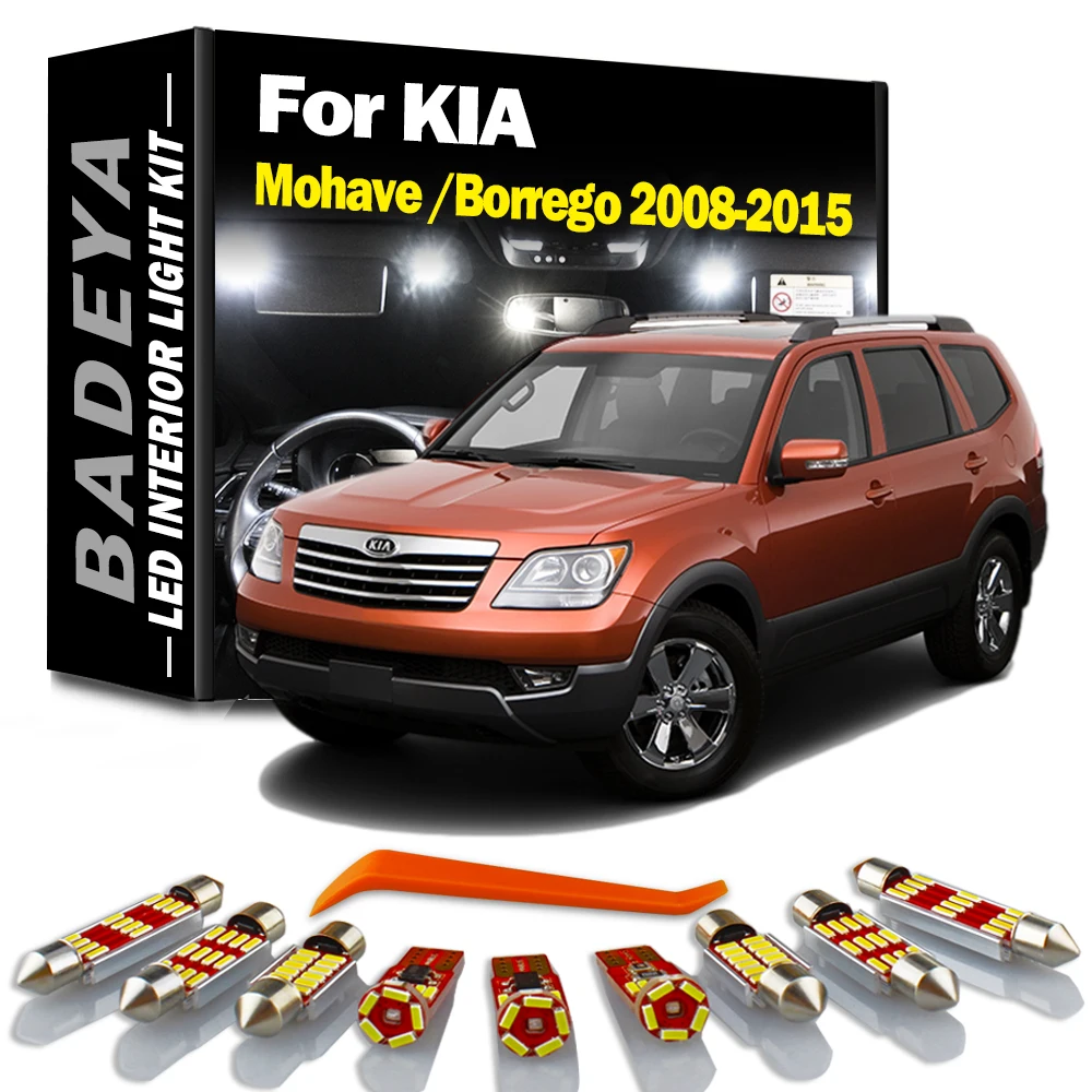 BADEYA 14Pcs LED Interior Map Dome License Plate Light Kit For KIA Mohave For Borrego 2008 2009 2010 2011 2012 2013 2014 2015
BADEYA 14Pcs LED Interior Map Dome License Plate Light Kit For KIA Mohave For Borrego 2008 2009 2010 2011 2012 2013 2014 2015