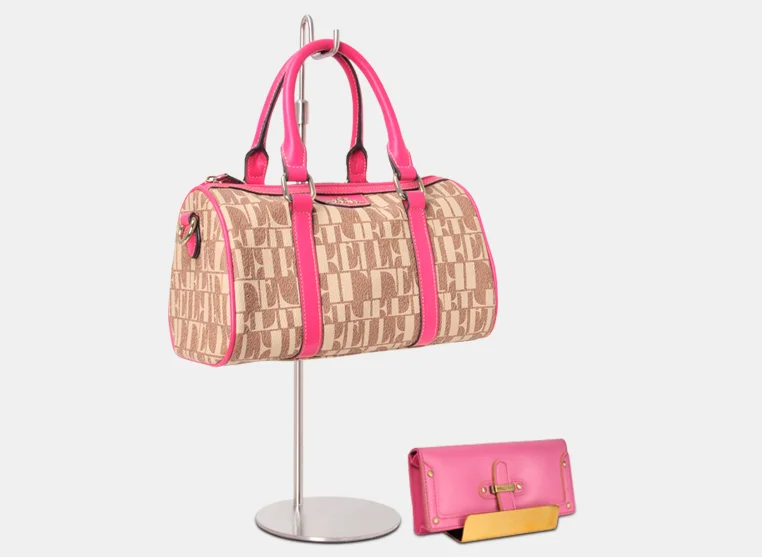 Metal Stainless Steel Purse Rack Single Hook Adjustable Rose Gold Tabletop Bag Display Stand
Metal Stainless Steel Purse Rack Single Hook Adjustable Rose Gold Tabletop Bag Display Stand