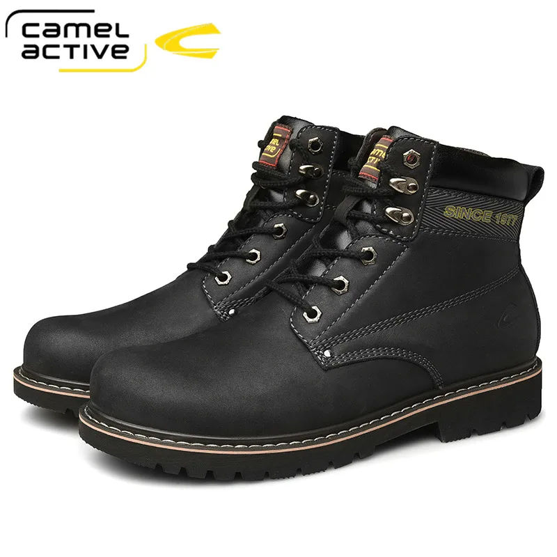 Camel Active New Fashion Outdoor Tooling Boots Genuine Leather Men's Shoes Casual Rubber Non-slip Ankle Boots zapatos de hombre
Camel Active New Fashion Outdoor Tooling Boots Genuine Leather Men's Shoes Casual Rubber Non-slip Ankle Boots zapatos de hombre