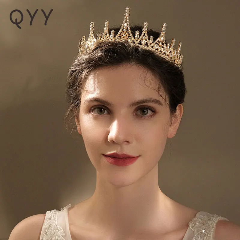 QYY Wedding Crown Bridal Hair Jewelry Rhinestone Hair Accessories for Women Headpiece Bride Headwear Party Tiaras and Crowns
QYY Wedding Crown Bridal Hair Jewelry Rhinestone Hair Accessories for Women Headpiece Bride Headwear Party Tiaras and Crowns