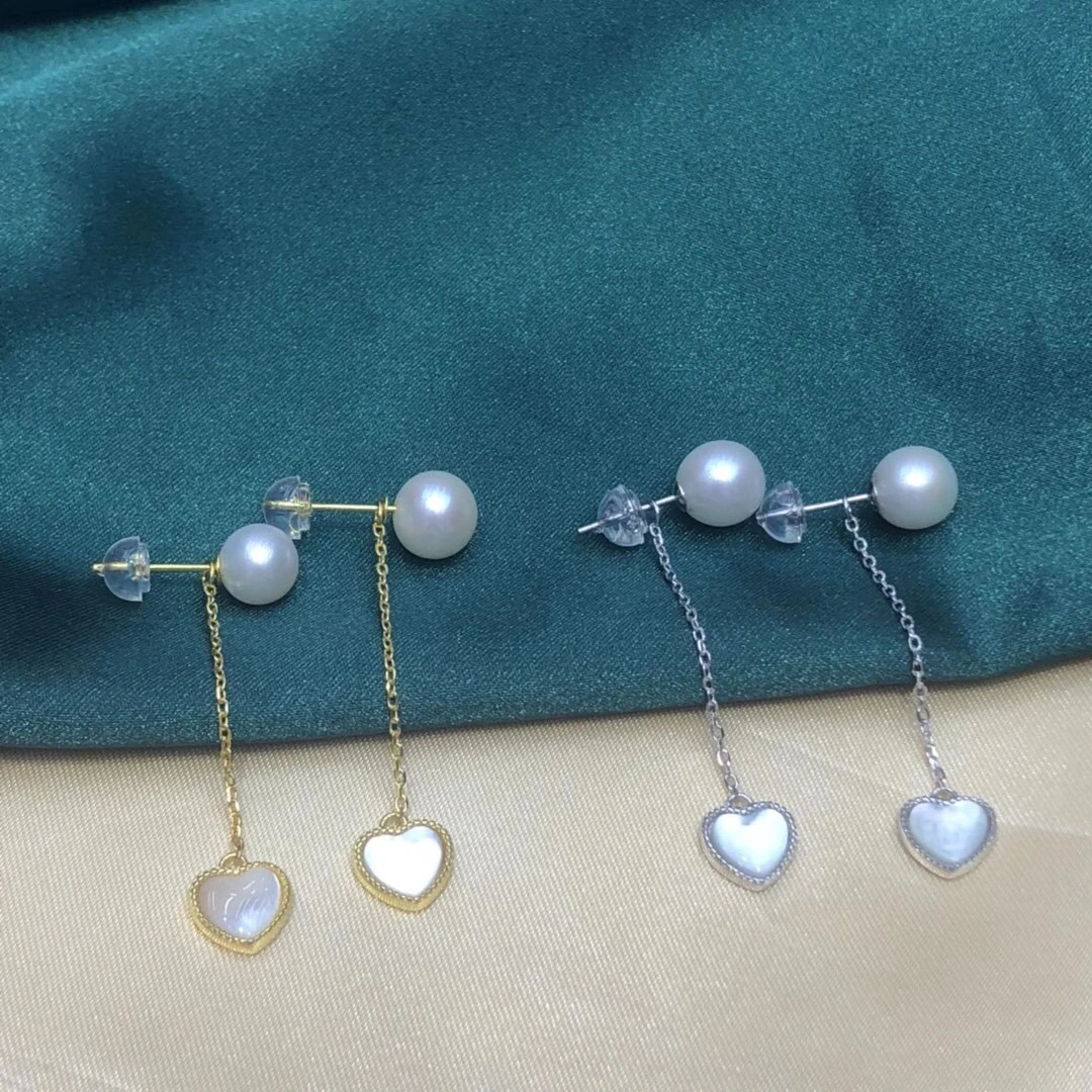 Heart Shaped 925 Sterling Silver Earrings Findings Settings Base Mountings Parts Mounts for Pearls Agate Crystal Stones Jade
Heart Shaped 925 Sterling Silver Earrings Findings Settings Base Mountings Parts Mounts for Pearls Agate Crystal Stones Jade
