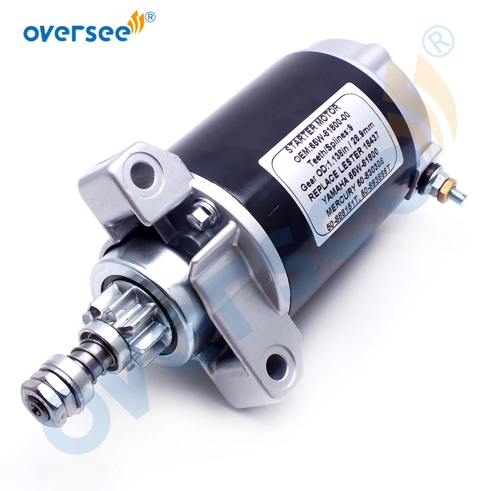 65W-81800 Outboard Start Motor For Yamaha Mercury Outboard Motor 20HP 25HP 4 Stroke 65W-81800-00 65W-81800-01 65W-81800-02
65W-81800 Outboard Start Motor For Yamaha Mercury Outboard Motor 20HP 25HP 4 Stroke 65W-81800-00 65W-81800-01 65W-81800-02