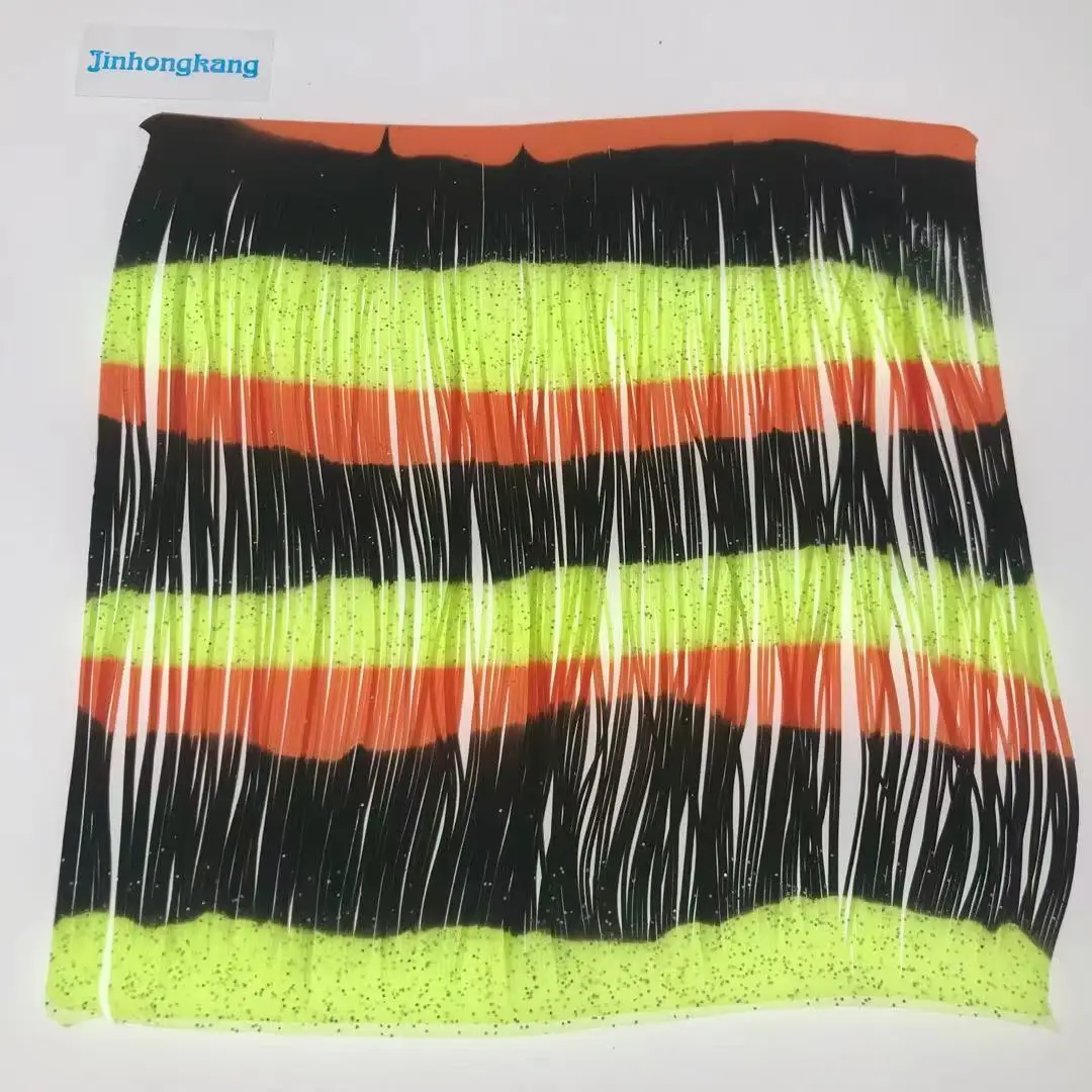Fishing Lure Silicone Skirt Layers,Silicone Skirt Material for Tackle Craft, DIY Spinner, Rubber Jigs, Buzzbait---126
Fishing Lure Silicone Skirt Layers,Silicone Skirt Material for Tackle Craft, DIY Spinner, Rubber Jigs, Buzzbait---126
