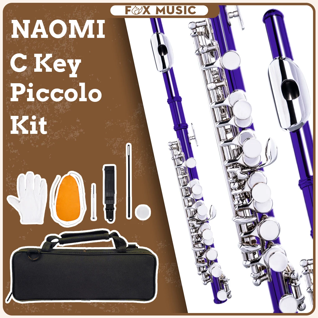 Real Cupronickel Body Flawless Finish Piccolo Set w/Portable Case+A Soft Cleaning Cloth+Cleaning Rod+Joint Grease+Gloves
Real Cupronickel Body Flawless Finish Piccolo Set w/Portable Case+A Soft Cleaning Cloth+Cleaning Rod+Joint Grease+Gloves