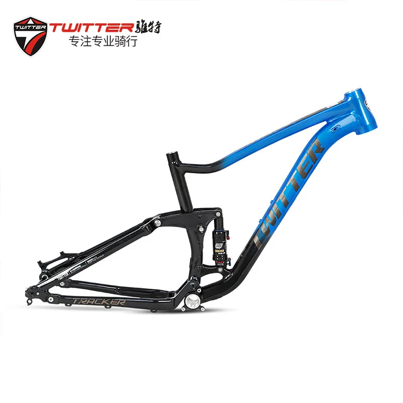 Full Shock-absorbing Aluminum Mountain Bike Frame with Rear Bumper, Special, Soft Tail, XC, off-road, Barrel Shaft 148, New
Full Shock-absorbing Aluminum Mountain Bike Frame with Rear Bumper, Special, Soft Tail, XC, off-road, Barrel Shaft 148, New
