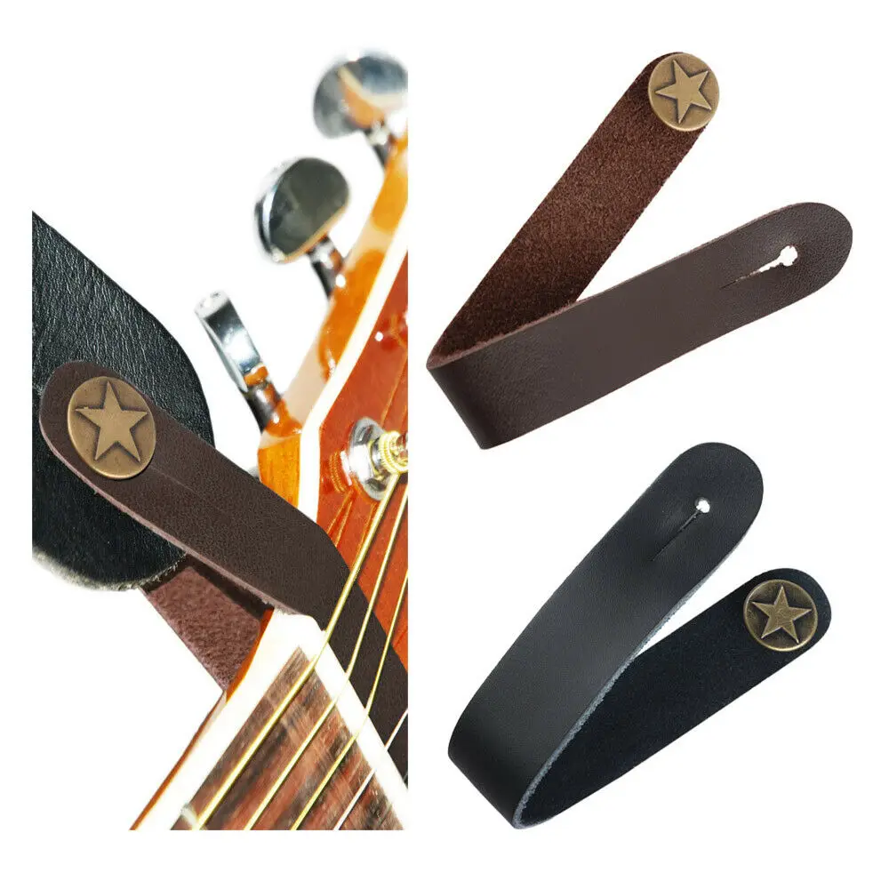 Genuine Leather Guitar Strap Holder Button Safe Lock Fits Above Neck on Headstock Bass Folk Acoustic Electric Guitar Accessories
Genuine Leather Guitar Strap Holder Button Safe Lock Fits Above Neck on Headstock Bass Folk Acoustic Electric Guitar Accessories
