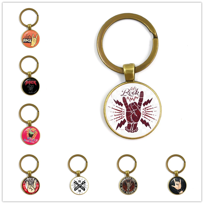 2021 Trendy Pop Rock Hands Keychains Bronze Color Glass Dome Badge Metal Key Ring Holder Motorcycle Car Key Chain
2021 Trendy Pop Rock Hands Keychains Bronze Color Glass Dome Badge Metal Key Ring Holder Motorcycle Car Key Chain