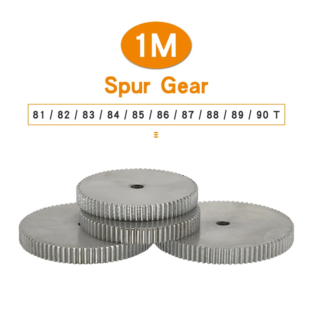 1 Piece Cylindrical Gear 1M-81/82/83/84/85/86/87/88/89/90T SC45# Carbon Steel Soft Teeth Surface Gear For Transmission Parts
1 Piece Cylindrical Gear 1M-81/82/83/84/85/86/87/88/89/90T SC45# Carbon Steel Soft Teeth Surface Gear For Transmission Parts