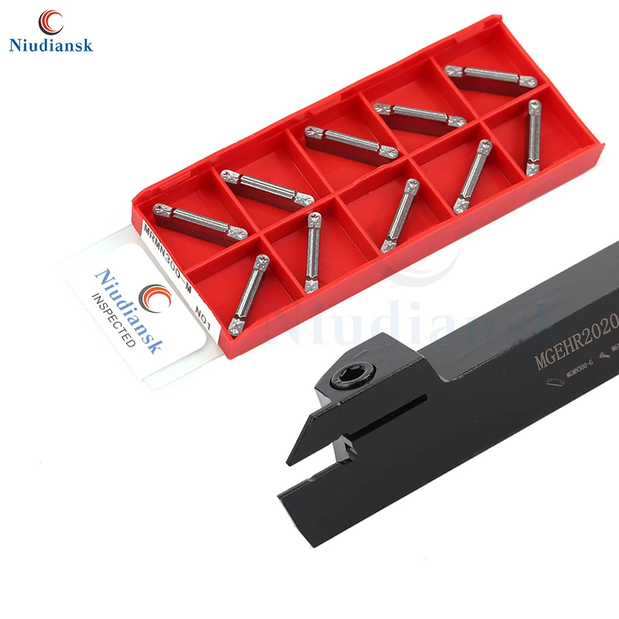 10 Pcs MRMN200 MRMN300 MRMN400 Carbide Inserts +1pc MGEHR2020 MGEHL2020 Straight Shank Slotting Tool Holder CNC Cutting Tool Set
10 Pcs MRMN200 MRMN300 MRMN400 Carbide Inserts +1pc MGEHR2020 MGEHL2020 Straight Shank Slotting Tool Holder CNC Cutting Tool Set