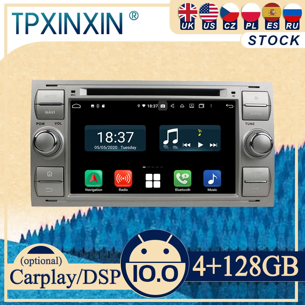 PX6 For Ford Universal Android10 Carplay Radio Player Car GPS Navigation Head Unit Car Stereo WIFI DSP BT
PX6 For Ford Universal Android10 Carplay Radio Player Car GPS Navigation Head Unit Car Stereo WIFI DSP BT