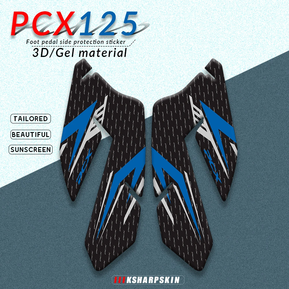 3D Gel Front Foot Side Pedal Protector Stickers Motorcycle Foot Pedal Side Decal For Honda PCX 125 150 2018-2020 pcx125 pcx150
3D Gel Front Foot Side Pedal Protector Stickers Motorcycle Foot Pedal Side Decal For Honda PCX 125 150 2018-2020 pcx125 pcx150