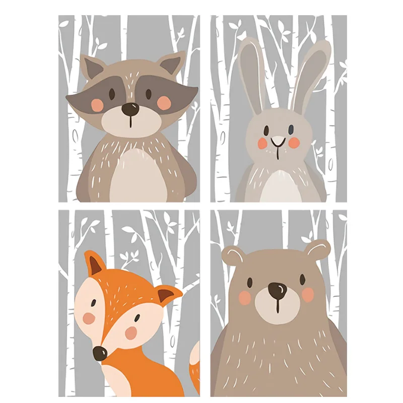 5D Diamond Painting Cartoon Woodland Animal Cross Stitch DIY Handmade For Children Kids Full Square Rhinestone Mosaic Home Decor
5D Diamond Painting Cartoon Woodland Animal Cross Stitch DIY Handmade For Children Kids Full Square Rhinestone Mosaic Home Decor