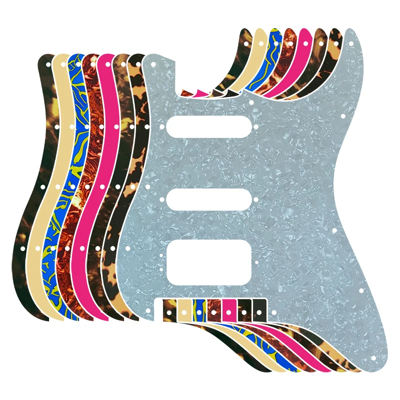 Защита для гитары для США, насадка с 11 отверстиями для винтов, с Floyd Rose Tremolo Bridge Humbucker, с одной пластиной HSS для защиты от царапин, без отверстия переключателя
Защита для гитары для США, насадка с 11 отверстиями для винтов, с Floyd Rose Tremolo Bridge Humbucker, с одной пластиной HSS для защиты от царапин, без отверстия переключателя