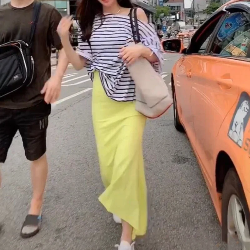 2022 New Summer Casual Slim Mermaid Skirt Women Holiday Hawaiian Elastic High Waist Wrap Long Skirt Fashion Ladies A Line Skirts
2022 New Summer Casual Slim Mermaid Skirt Women Holiday Hawaiian Elastic High Waist Wrap Long Skirt Fashion Ladies A Line Skirts