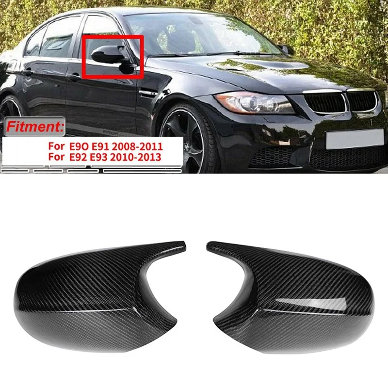 Suitable for 08-13 BMW 1 Series 3 Series E90 E92 late new carbon fiber water transfer horn mirror shell rear shell cover
Suitable for 08-13 BMW 1 Series 3 Series E90 E92 late new carbon fiber water transfer horn mirror shell rear shell cover