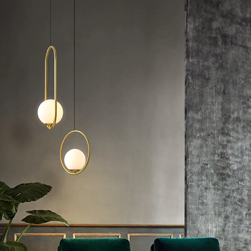 Scandinavian restaurant single head small Pendant Lights modern simple oval spherical bedroom bedside copper lamp
Scandinavian restaurant single head small Pendant Lights modern simple oval spherical bedroom bedside copper lamp