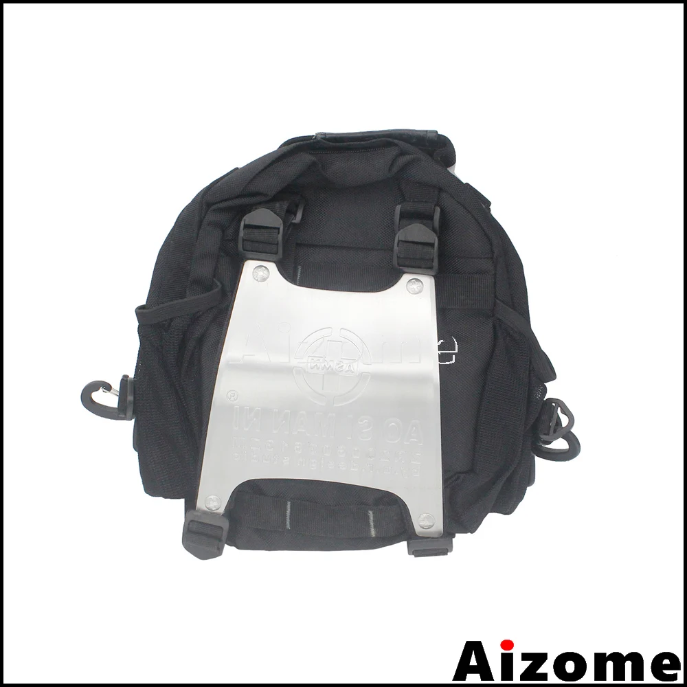 1x Motorcycle Backpack Bag Aluminum Alloy Backpack Back Pack Fanny Pack Waist Bag
1x Motorcycle Backpack Bag Aluminum Alloy Backpack Back Pack Fanny Pack Waist Bag