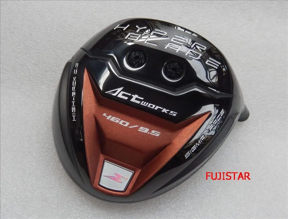 FUJISTAR WORKS HYPER BLADE high back CG titanium golf driver head Black colour
FUJISTAR WORKS HYPER BLADE high back CG titanium golf driver head Black colour