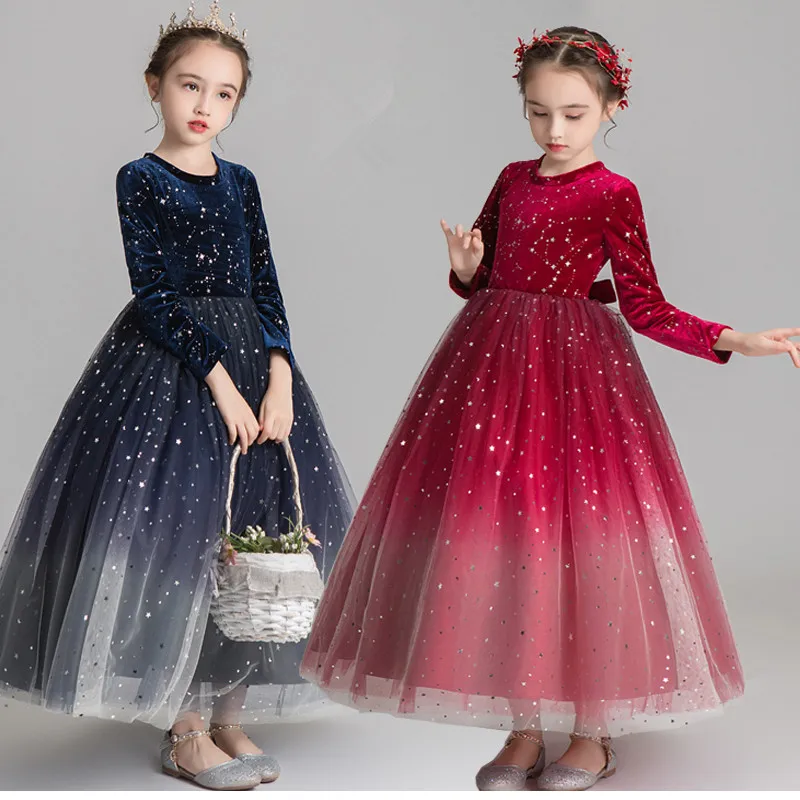 New Long Lace Ball Gown Flower Girls Dress Sequin Princess Tulle Kids Wedding Party First Communion Clothes Girls Evening Dress
New Long Lace Ball Gown Flower Girls Dress Sequin Princess Tulle Kids Wedding Party First Communion Clothes Girls Evening Dress