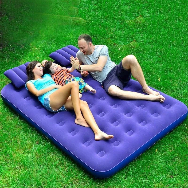 Portable Folding Air Bed Inflatable Mattress Flocking Thickened Indoor Outdoor Car Beach Camping Cushion Mat Double Lazy Sofa
Portable Folding Air Bed Inflatable Mattress Flocking Thickened Indoor Outdoor Car Beach Camping Cushion Mat Double Lazy Sofa
