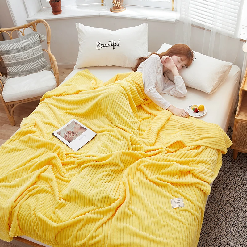 Striped Throw Blankets Super Soft Thick Fleece Warm Blanket Throw Sofa Cover Blankets Bed Quilted Bedspreads For Four Seasons
Striped Throw Blankets Super Soft Thick Fleece Warm Blanket Throw Sofa Cover Blankets Bed Quilted Bedspreads For Four Seasons