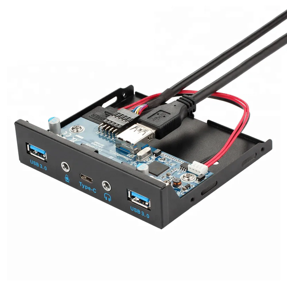 3.5 inch Custom USB Type C HD Audio Dual Ports USB3.0 Front Panel For Desktop Computer
3.5 inch Custom USB Type C HD Audio Dual Ports USB3.0 Front Panel For Desktop Computer