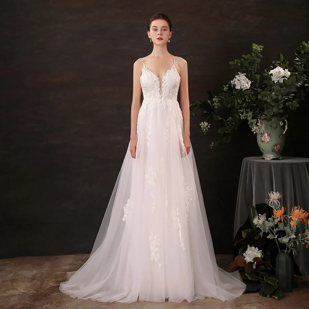 AE0033 New Arrival Light Wedding Dresses платья Bride Gown Lace Appliques Vestido De Novia Robe De Mariage Sweep Train
AE0033 New Arrival Light Wedding Dresses платья Bride Gown Lace Appliques Vestido De Novia Robe De Mariage Sweep Train