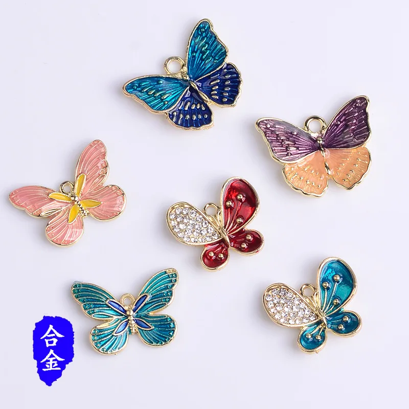 50pc Gold color Enamel Butterfly Shape Oil drop charm for cloth/wedding hair Jewelry Findings for DIY Handmade Jewelry Making
50pc Gold color Enamel Butterfly Shape Oil drop charm for cloth/wedding hair Jewelry Findings for DIY Handmade Jewelry Making