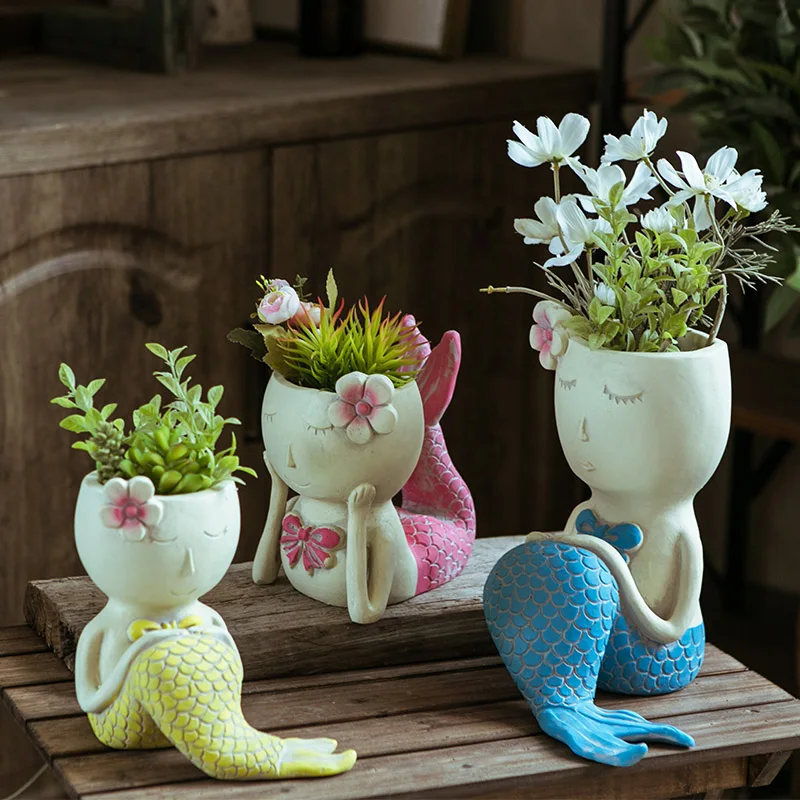 Mermaid Model Concrete Mold, Handmade Cement Flower Pot, Decoration Ornaments, Balcony Garden Planting, Succulent Creative Gifts
Mermaid Model Concrete Mold, Handmade Cement Flower Pot, Decoration Ornaments, Balcony Garden Planting, Succulent Creative Gifts