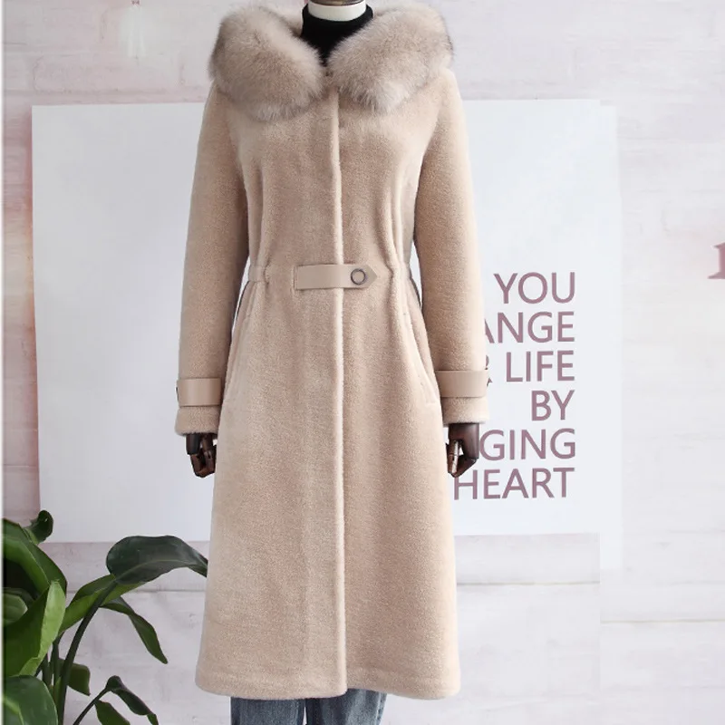 2102 Real Fur Coat Women Winter Jacket Fox Fur Collar Long Wool Fur Jacket Korean Vintage Clothes Coats and Jackets Women 5888
2102 Real Fur Coat Women Winter Jacket Fox Fur Collar Long Wool Fur Jacket Korean Vintage Clothes Coats and Jackets Women 5888